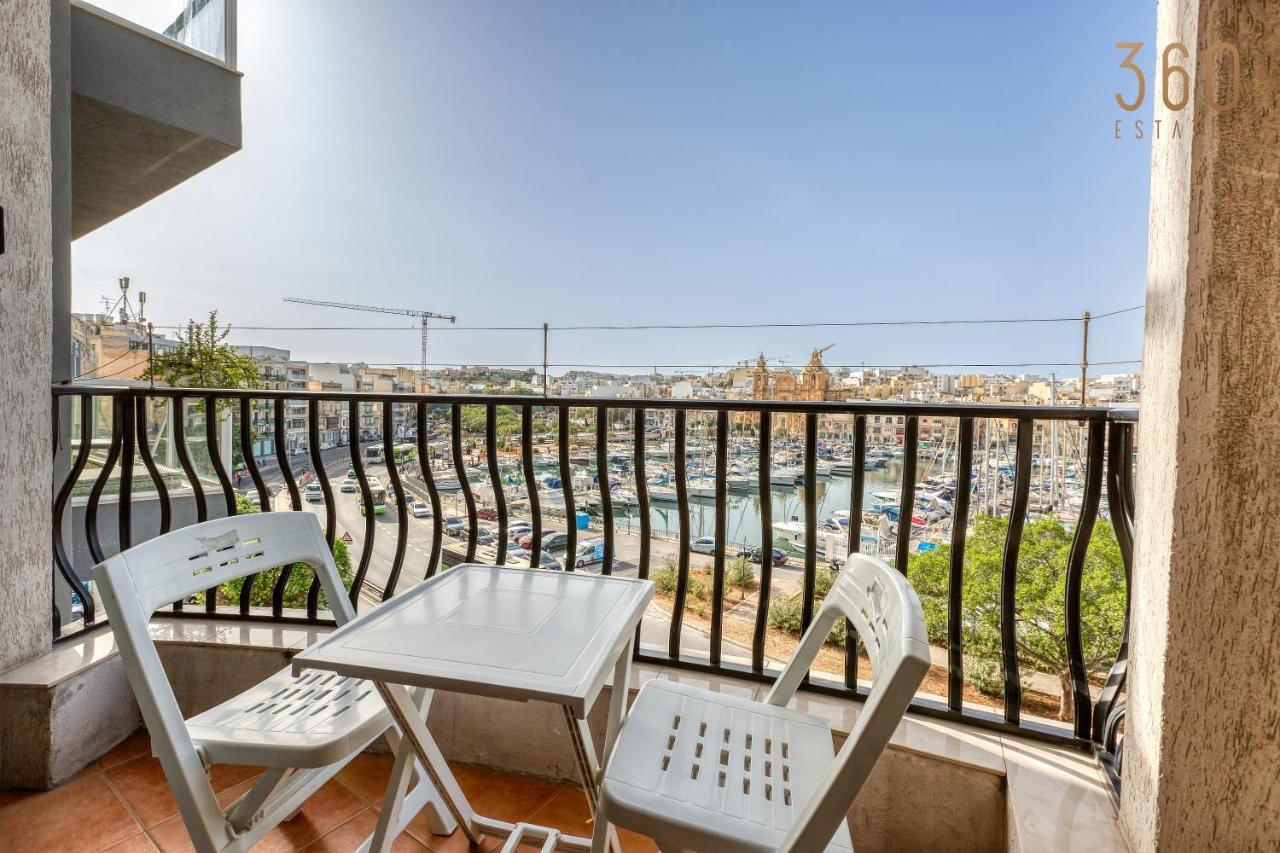Stunning 3Br Marina View Apt In Pieta With Balcony By 360 Estates Экстерьер фото